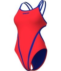 W Arena Solid Double Cross Back Sunset-Neon Blue 34 - 458