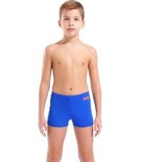 B Team Swim Short Solid Neon Blue-T.Orange 10-11 - 803