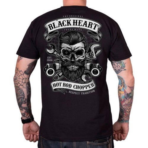 Футболка Black Heart Respect Tradition - Чёрный