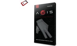 Biljarda cimds Cuetec Axis 3-Finger Ghost Edition, kreisajai rokai, M
