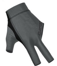 Biljarda cimds Cuetec Axis, 3 pirkstu, Ghost Edition, kreisajai rokai, L