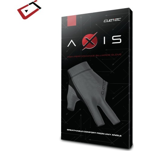 Billiard Glove, Cuetec Axis, 3-Finger, Ghost Edition, to wear on left hand, L