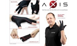 Бильярдная перчатка Cuetec Axis, 3 пальца, Ghost Edition, на левую руку, L