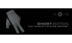 Billiard Glove, Cuetec Axis, 3-Finger, Ghost Edition, to wear on left hand, L