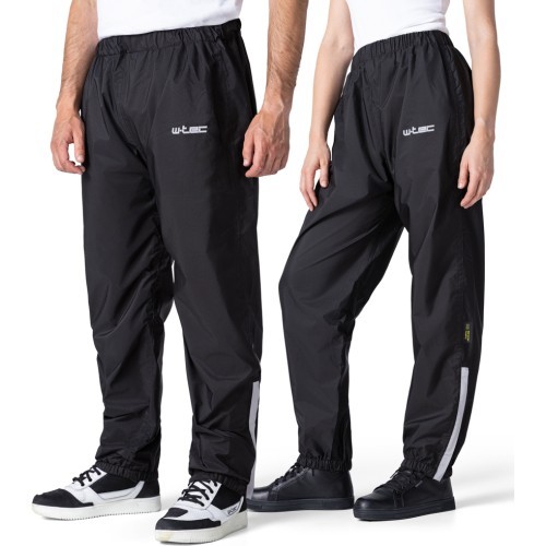 Rain Motorcycle Pants W-TEC Rinstop - Melna