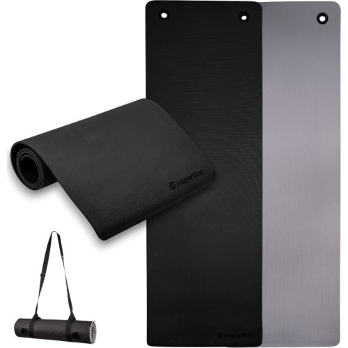 Коврик для упражнений inSPORTline Kikami 180 x 61 x 0,8 см - Black and grey