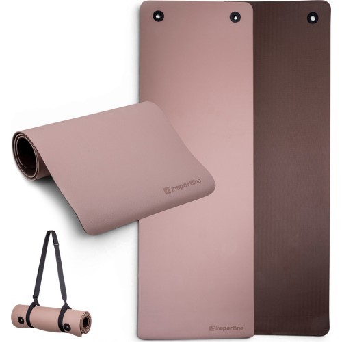 Exercise Mat inSPORTline Kikami 180 x 61 x 0.8 cm - Bamboo beige-brown