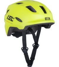 Children’s Bike Helmet w/ LED Light ISL Lumitto - Neon yellow