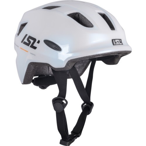 Children’s Bike Helmet w/ LED Light ISL Lumitto - Pearl White