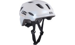 Children’s Bike Helmet w/ LED Light ISL Lumitto - Pearl White