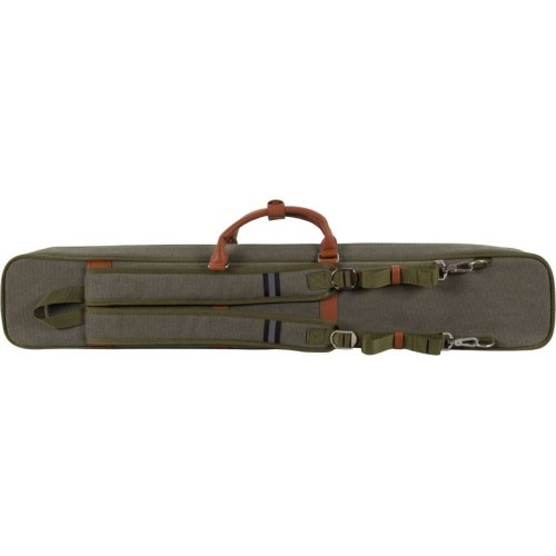 Mīksts futrālis biljarda kijai Classic Pocketstyle, zaļš-brūns, 3/5, 85 cm