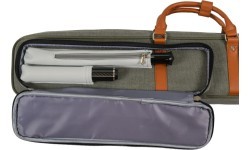 Мягкий чехол для бильярдного кия Classic Pocketstyle, зелёно-коричневый, 3/5, 85 см