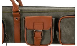 Мягкий чехол для бильярдного кия Classic Pocketstyle, зелёно-коричневый, 3/5, 85 см