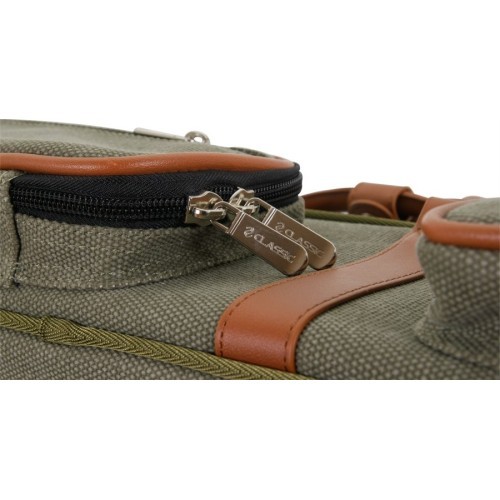 Мягкий чехол для бильярдного кия Classic Pocketstyle, зелёно-коричневый, 3/5, 85 см