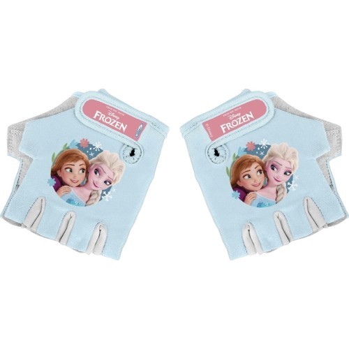 Bērnu riteņbraukšanas cimdi Frozen II - gaiši zili