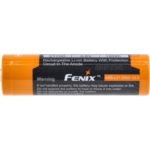 Akumulators Fenix ARB-L21 V2.0 (21700 5000 mAh 3,6 V)