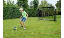 EXIT Coppa steel football goal 220x170cm - black