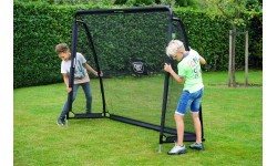 EXIT Coppa steel football goal 220x170cm - black
