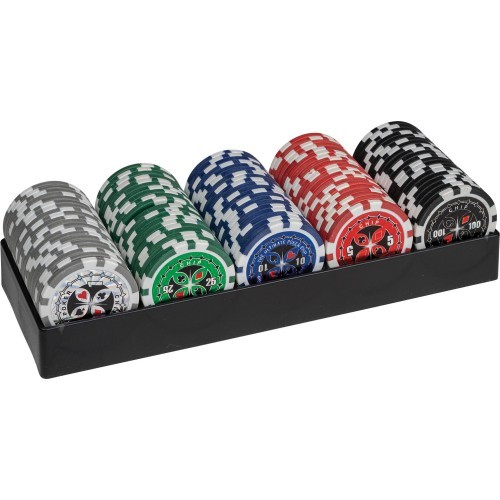 Набор для покера Philos, 100 фишек в кейсе, 11,5 г