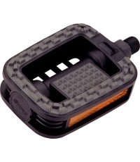 Pedalai FORCE 807 Anti-slip (plastikas, juodi)