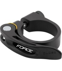 Sēdekļa statņa apskava FORCE C4.4 34,9mm (alumīnija, melna)