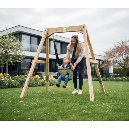 EXIT Silvi wooden swing that grows with you