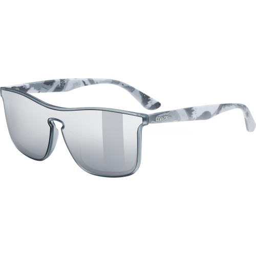 Uvex heyday grey camo / mirror silver glasses