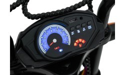 Elektriskais motocikls SUPERMOTO, oranžs