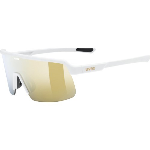 Uvex brilles white matt / mirror gold