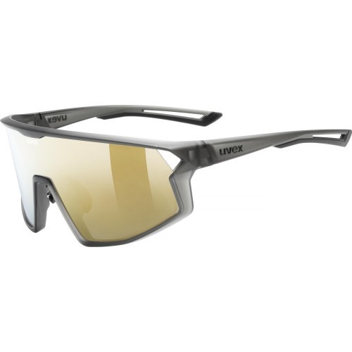 Uvex sunglasses smoke matt / mirror gold