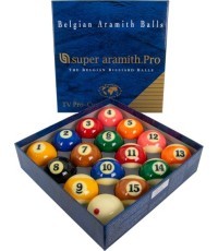Набор бильярдных шаров Super Aramith Pro TV, 57,2 мм, Pool