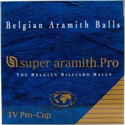 Biljarda bumbiņu komplekts Super Aramith Pro TV, 57,2 mm, Pool