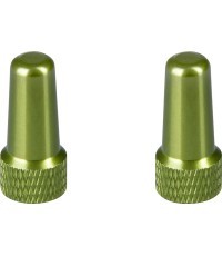 Колпачки для ниппелей Presta (FV), алюминиевые (зелёные)
