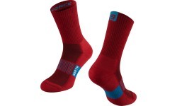 Zeķes FORCE North Thermo, garas, izmērs L-XL (42-47), sarkanas/zilas