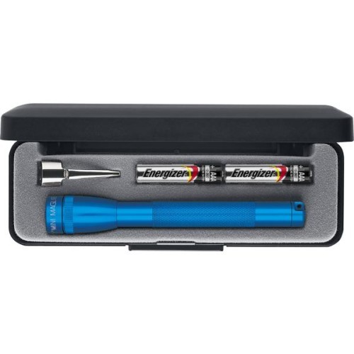 Фонарик Mini Maglite AAA LED, подарочный, синий