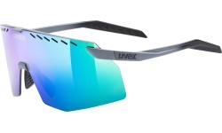 Uvex Pace Stage grey matt / mirror green brilles