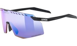 Brilles Uvex pace stage CV black matt / mirror blue