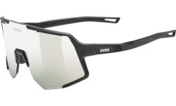 Uvex Sequenze CV sunglasses, black matt / mirror silver