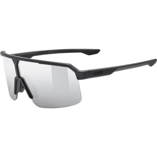 Brilles Uvex ramp black matt / mirror silver