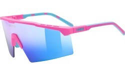 Очки Uvex Flowline pink matt / mirror blue