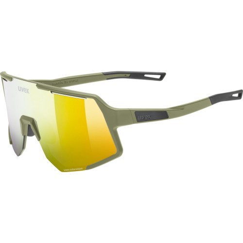 Очки Uvex sequenze CV olive matt / mirror yellow