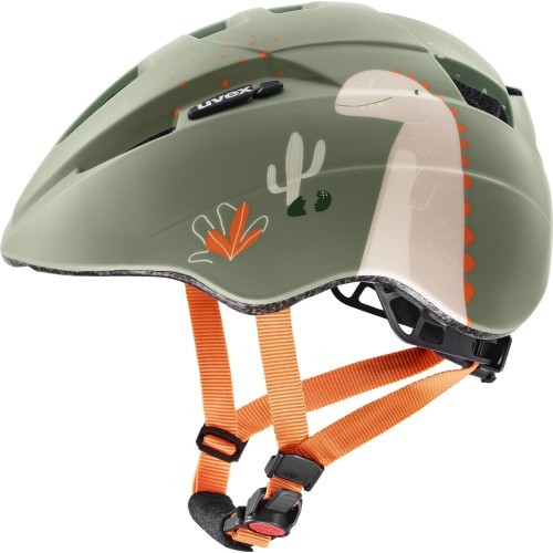 Šalmas Uvex kid 2 cc sage green dino matt