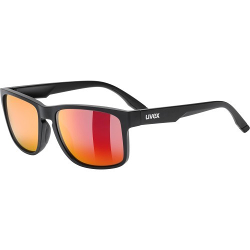 Очки Uvex Poise black matt / mirror red