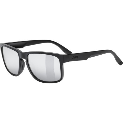 Очки Uvex Poise black matt / mirror silver