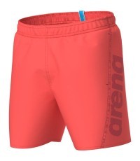 Плавки Arena Fundamentals Logo Boxer R, коралловый–тёмно-фиолетовый, L - 992