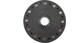 Speed sensor, 12 magnets, 80 mm, round