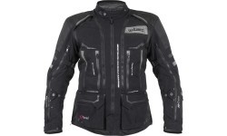 Motocikla jaka W-TEC Aircross - Melns un pelēks