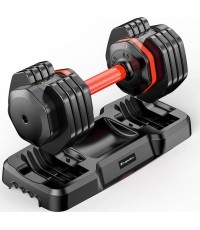 Adjustable Single-Handed Dumbbell inSPORTline DuraBell® 6.5 – 24.5 kg