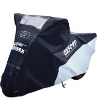 Motorcycle Cover Oxford Rainex M Black/Silver