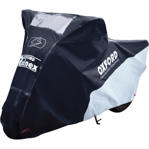 Чехол для мотоцикла Oxford Rainex M черный/серебристый